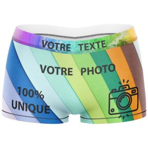 HERITAGE Women Microfiber Boxer 100% CUSTOMIZABLE Made in France