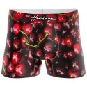 HERITAGE Boxer Homme Microfibre CERISES Rouge MADE IN FRANCE