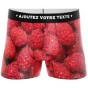HERITAGE Boxer Homme Microfibre FRAMBOISES Rouge MADE IN FRANCE