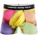 HERITAGE Boxer Homme Microfibre MACARONS Multicolore MADE IN FRANCE