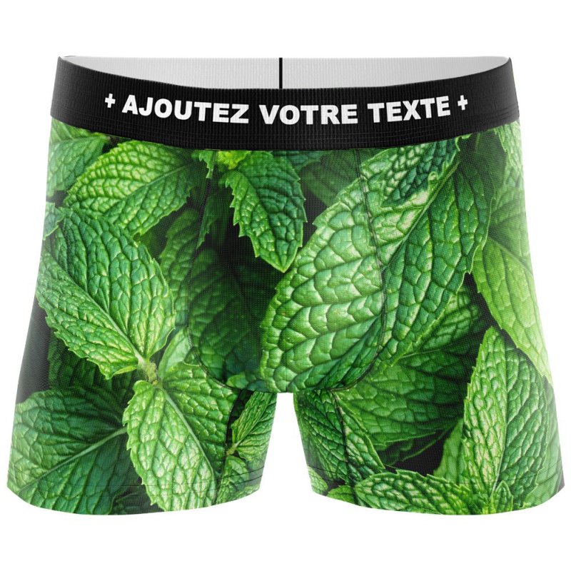 HERITAGE Boxer Homme Microfibre MENTHE Vert MADE IN FRANCE
