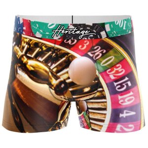 HERITAGE Men Microfiber Boxer ROULETTE Multicolored MADE IN FRANCE