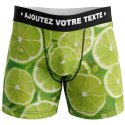 HERITAGE Men Long Microfiber Boxer LIME GREEN Green MADE IN FRANCE