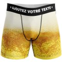 HERITAGE Boxer long Homme Microfibre INTERIEUR PINTE Jaune MADE IN FRANCE