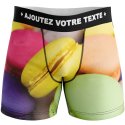 HERITAGE Boxer long Homme Microfibre MACARONS Multicolore MADE IN FRANCE