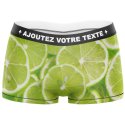 HERITAGE Women Microfiber Boxer LIME GREEN Green MADE IN FRANCE
