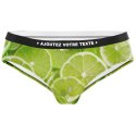 HERITAGE Women Microfiber Shorty LIME GREEN Green MADE IN FRANCE