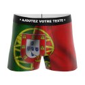 HERITAGE Boxer Garçon Microfibre DRAPEAU PORTUGAL Vert Rouge MADE IN FRANCE