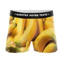 HERITAGE Boy Microfiber Boxer BANANAS Yellow MADE IN FRANCE