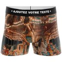HERITAGE Boxer Homme Microfibre CARROUSSEL Multicolore MADE IN FRANCE