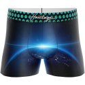 HERITAGE Boxer Homme Microfibre ECLAT SOLEIL TERRE Bleu MADE IN FRANCE