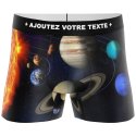 HERITAGE Boxer Homme Microfibre SYSTEME SOLAIRE Multicolore MADE IN FRANCE