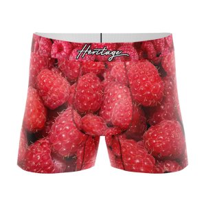HERITAGE Boy Microfiber Boxer FRAMBOISES Red MADE IN FRANCE