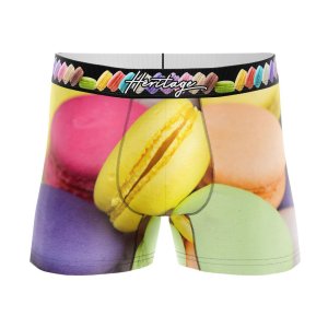 HERITAGE Boy Microfiber Boxer MACARONS Multicolor MADE IN FRANCE
