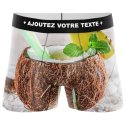 HERITAGE Boxer Homme Microfibre COCOCKTAIL Marron MADE IN FRANCE