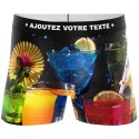 HERITAGE Boxer Homme Microfibre COCKTAILS Multicolore MADE IN FRANCE