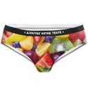 HERITAGE Shorty Femme Microfibre MULTIFRUITS Multicolore MADE IN FRANCE