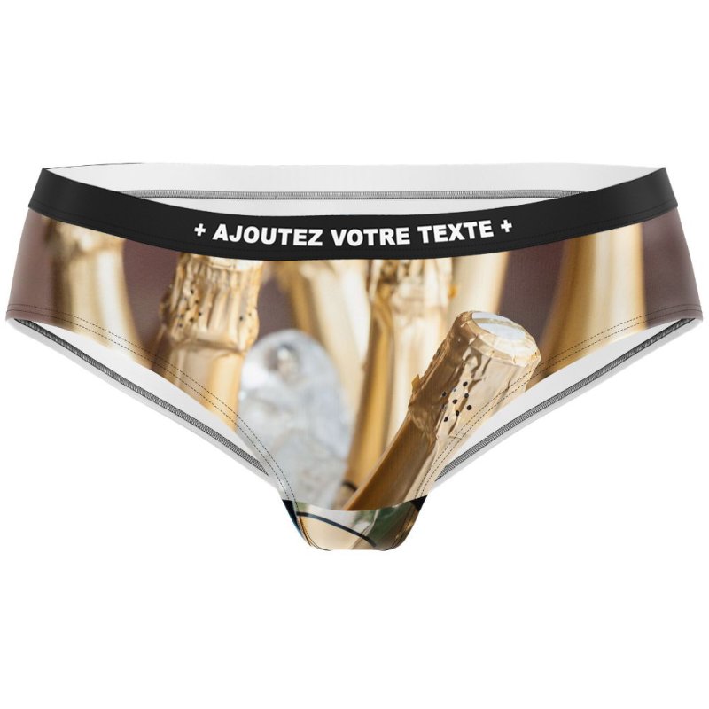 HERITAGE Shorty Femme Microfibre SEAU CHAMPAGNE Or MADE IN FRANCE